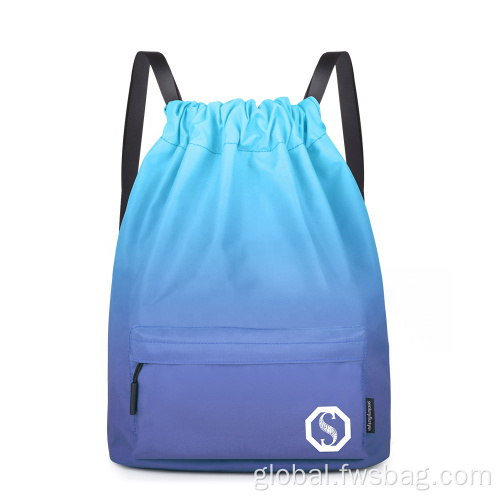 Cinch Bag Drawstring Backpack Sack Pack Water Resistant Gym bag Factory